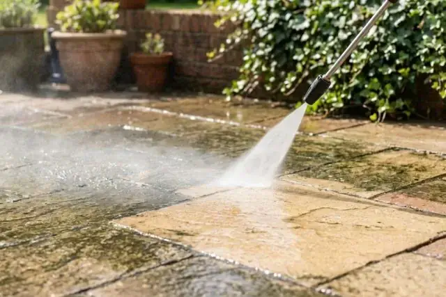 Professional power washing being carried out in County Cork